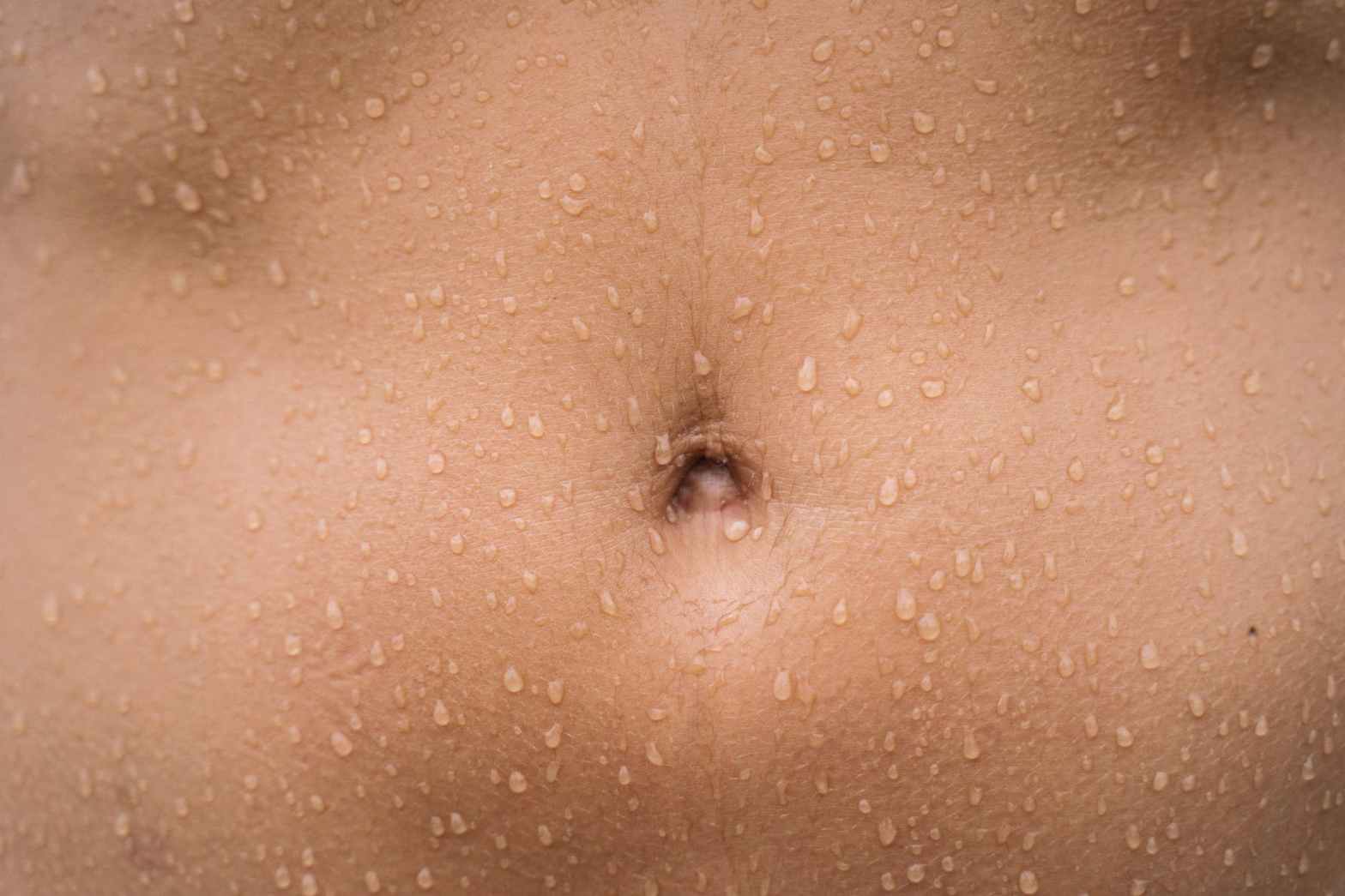 close up shot of a belly button