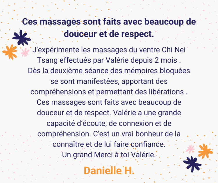 Les massages Chi Nei Tsang débloquent des mémoires cellulaires